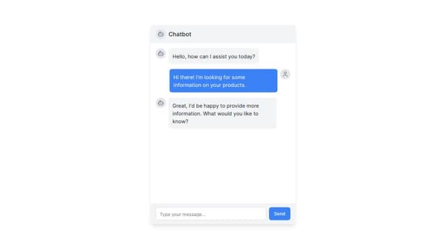 basic chatbot interface with chathistory | A shadcn/ui and v0 ...