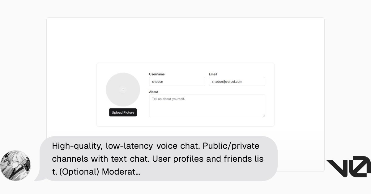 High-quality, low-latency voice chat. Public/private channels with text ...