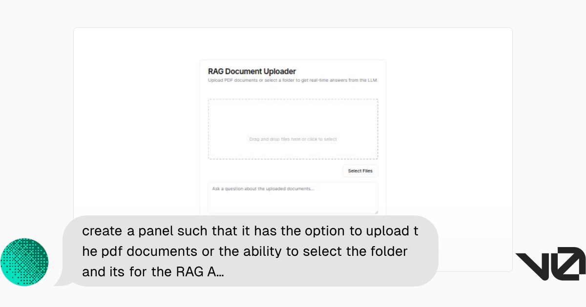 create a panel such that it has the option to upload the pdf documents ...