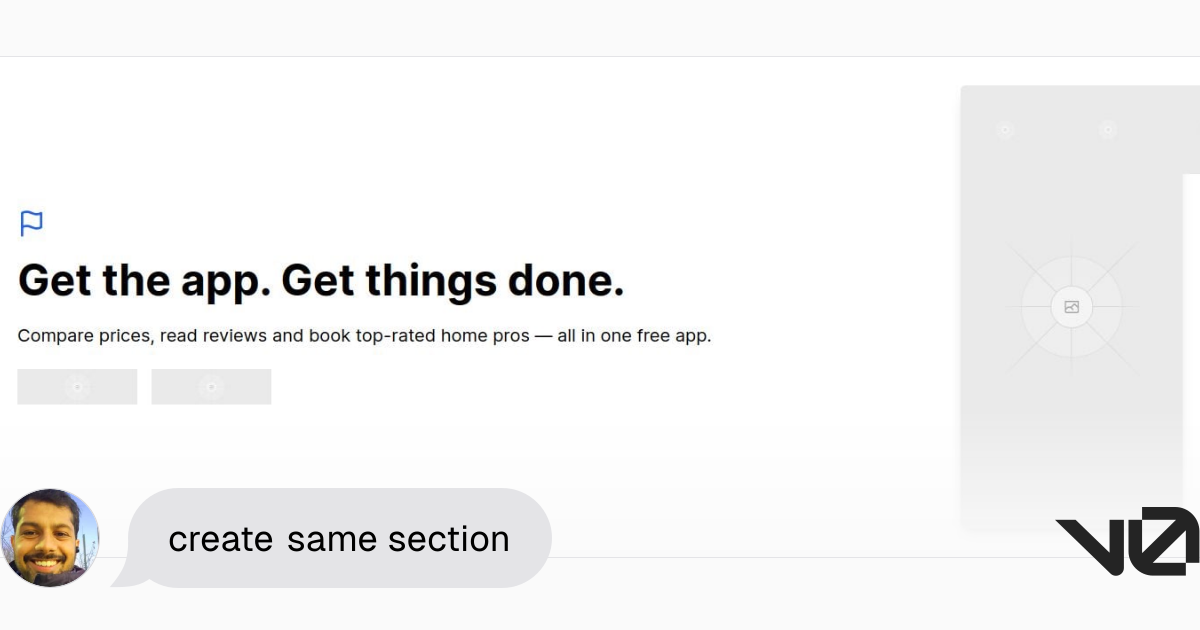 create same section | A shadcn/ui and v0 generation - v0