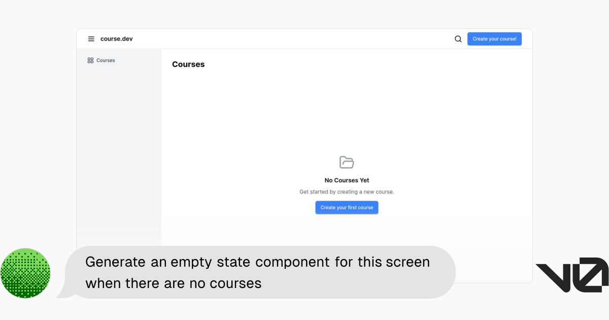 Generate an empty state component for this screen when there are no ...