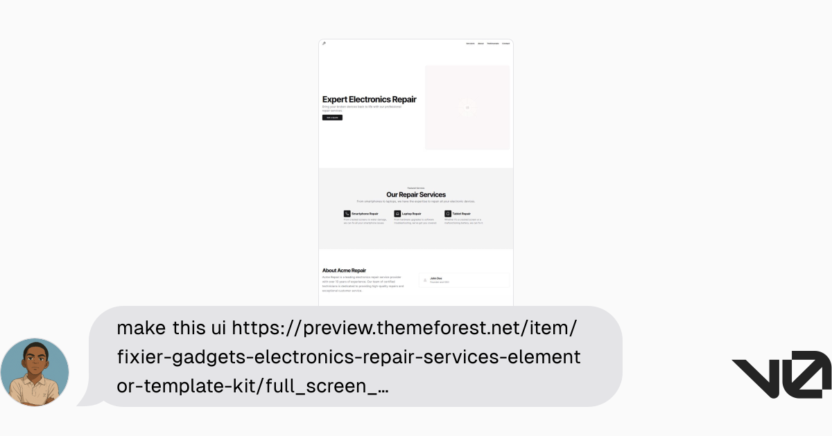 make this ui https://preview.themeforest.net/item/fixier-gadgets ...