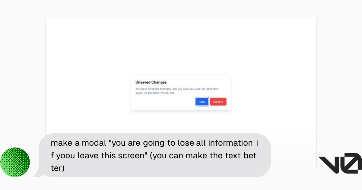make a modal 